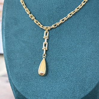 14K Tifanny Model Y Kolye