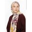 Violet Desen Pamuk İpek Şal