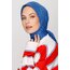 Bloom Desen Eşarp İndigo