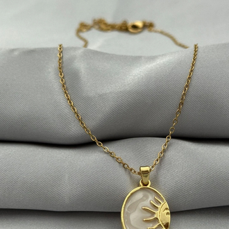 Gold Çelik Kolye