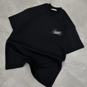 STWD Baskı - Nakış T-Shirt (Siyah)