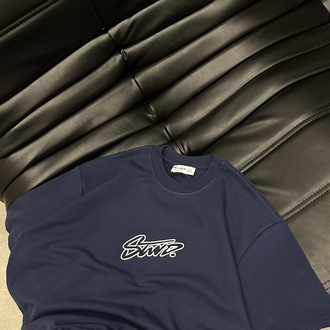 STWD Nakış T-Shirt (Lacivert)