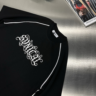 SYNICAL Nakış T-Shirt (Siyah)
