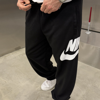 Nike Baskılı Yazlık Baggy (Siyah)