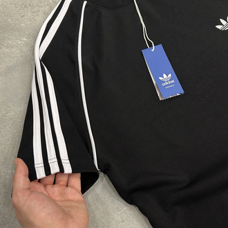 Adidas Retro T-Shirt (Siyah-Beyaz)