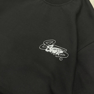 STWD Baskı - Nakış T-Shirt (Siyah)