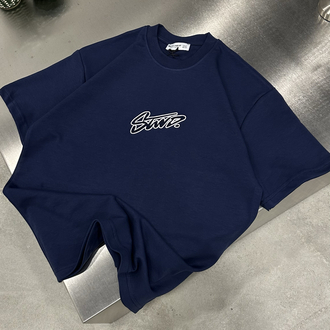 STWD Nakış T-Shirt (Lacivert)