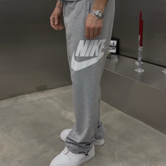 Nike Baskılı Yazlık Baggy (Gri)