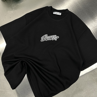STWD Nakış T-Shirt (Siyah)
