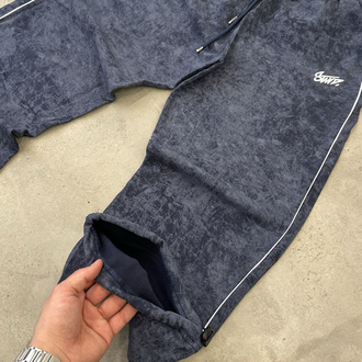 STWD Yıkamalı Baggy Çizgi Detay (Lacivert)