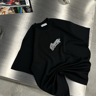 STWD Nakış T-Shirt (Siyah)