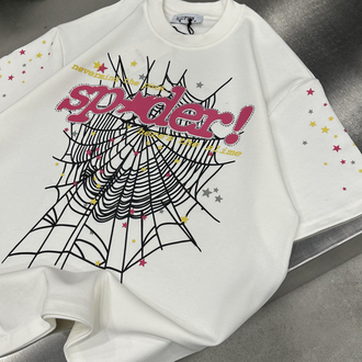 Spider Taş - Baskı T-Shirt (Beyaz)