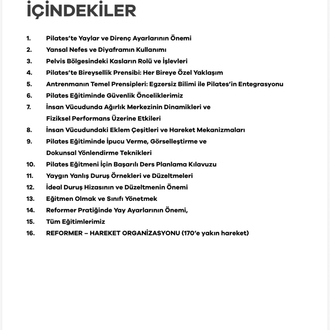 REFORMER – Hareket Organizasyonu ve Seviye Mantığı (2026)