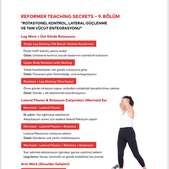 Reformer Teaching Series – Antrenman Bilimi ve Planlama Rehberi (60 sayfa)