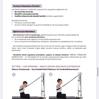 Hamilelik İçin Pilates Eğitim E-Kitap – 2026 Güncellenmiş Eğitmen Referans Sistemi