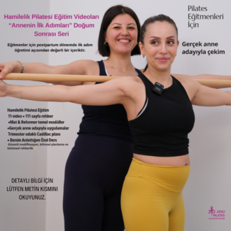 Hamilelik Pilatesi Eğitim Videoları | Doğum Sonrası Seri – 8 saat 13dk