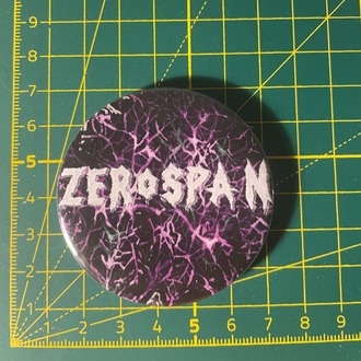ZeroSpan Album Kapağı V2 Rozet Pin (52 mm çap)
