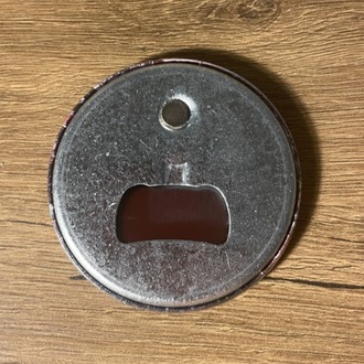 Refusing God Açacaklı Buzdolabı Magneti (52 mm çap)