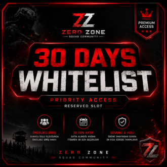 Zero Zone | 30 Günlük Whitelist