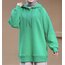 çıtçıtlı sweatshirt