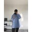 oversize sweatshirt MAVİ