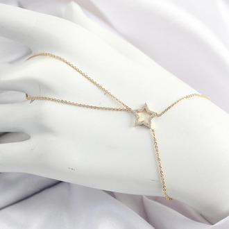 Gold Renk Zirkon Taşlı Yıldız Model Şahmeran