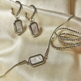 Sedefli Silver Set
