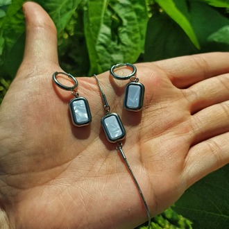 Sedefli Silver Set