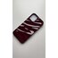 iPhone 14 Plus/ 15 Plus Bordo Dalga Telefon Kılıfı