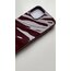 iPhone 11 Bordo Dalga Telefon Kılıfı