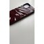 iPhone 14 Pro Max Bordo Dalga Telefon Kılıfı