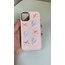 iPhone 14 Plus/ 15 Plus Kurdele Pembe Telefon Kılıfı