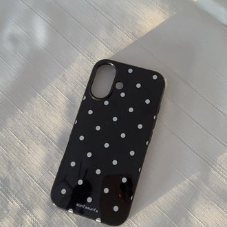 iPhone 17 Pro Dalmaçya Siyah Telefon Kılıfı