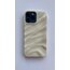 iPhone 12 Pro Max Krem Dalga Telefon Kılıfı