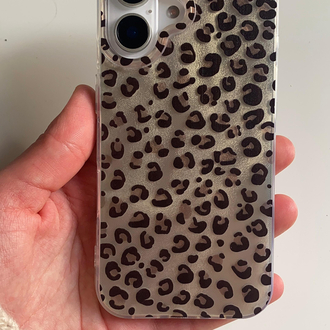 iPhone 16 Plus Leopar Telefon Kılıfı