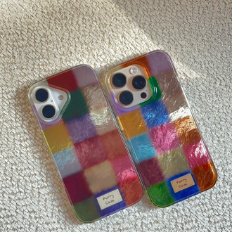 iPhone 14 Pro/ 15 Pro Mosaic Telefon Kılıfı 