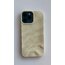 iPhone 12 Pro Max Krem Dalga Telefon Kılıfı