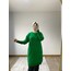 Zebra desen yeşil tunik