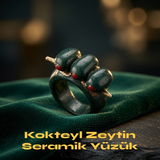 Seramik Kokteyl Zeytin Yüzük