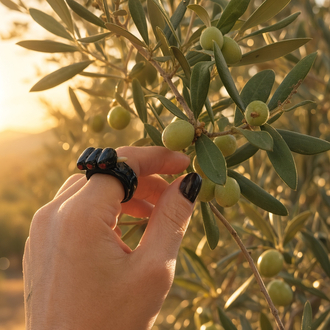 Seramik Kokteyl Zeytin Yüzük