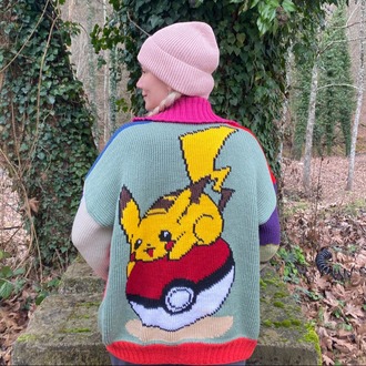 POKEMON Figürlü Hırka