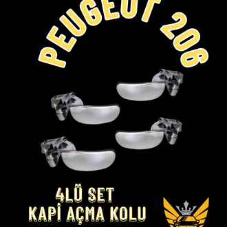 Kapı açma mandalı 4 kapi set