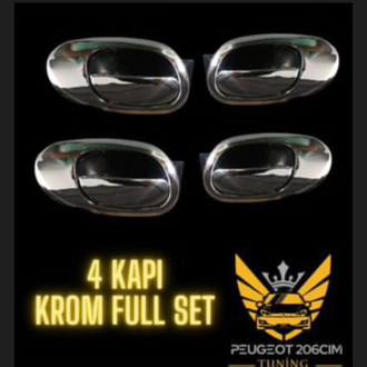 4 kapi krom full set
