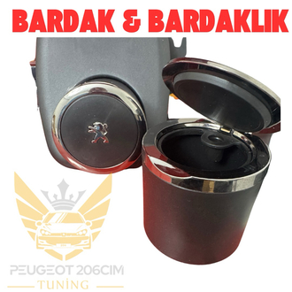 Peugeot 206 bardaklık ve kültabak