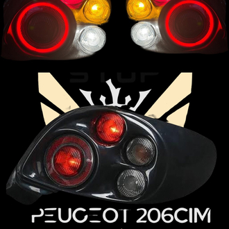 Peugeot 206 moretta stop takımı