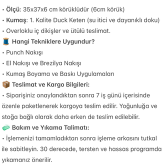 Duck Keten Körüklü çanta