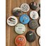5 adet metal rozet