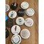 5 adet metal rozet