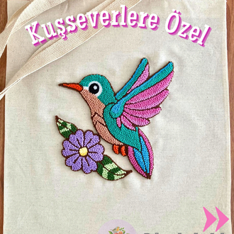 Özgür kanatlar bez çanta
