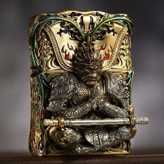 Zippo Wukong Monkey King Gold